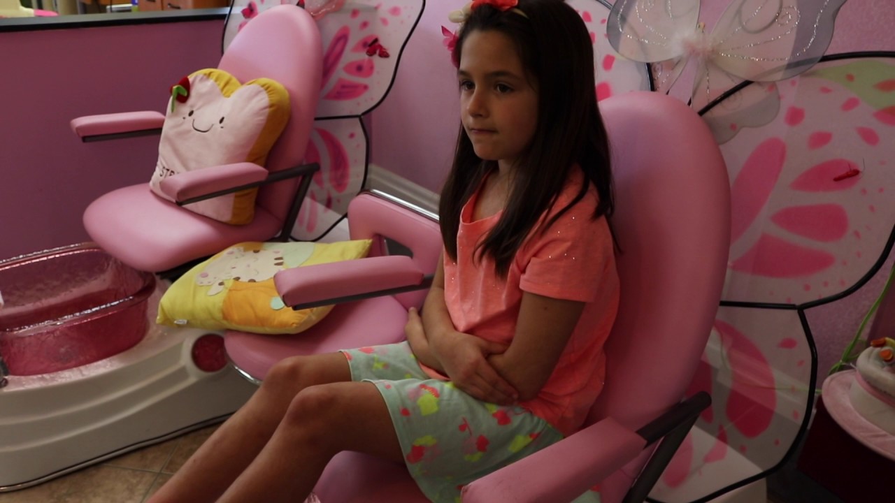 First Spa Day Royalty Tratmant, haircut, pedicure, manicure