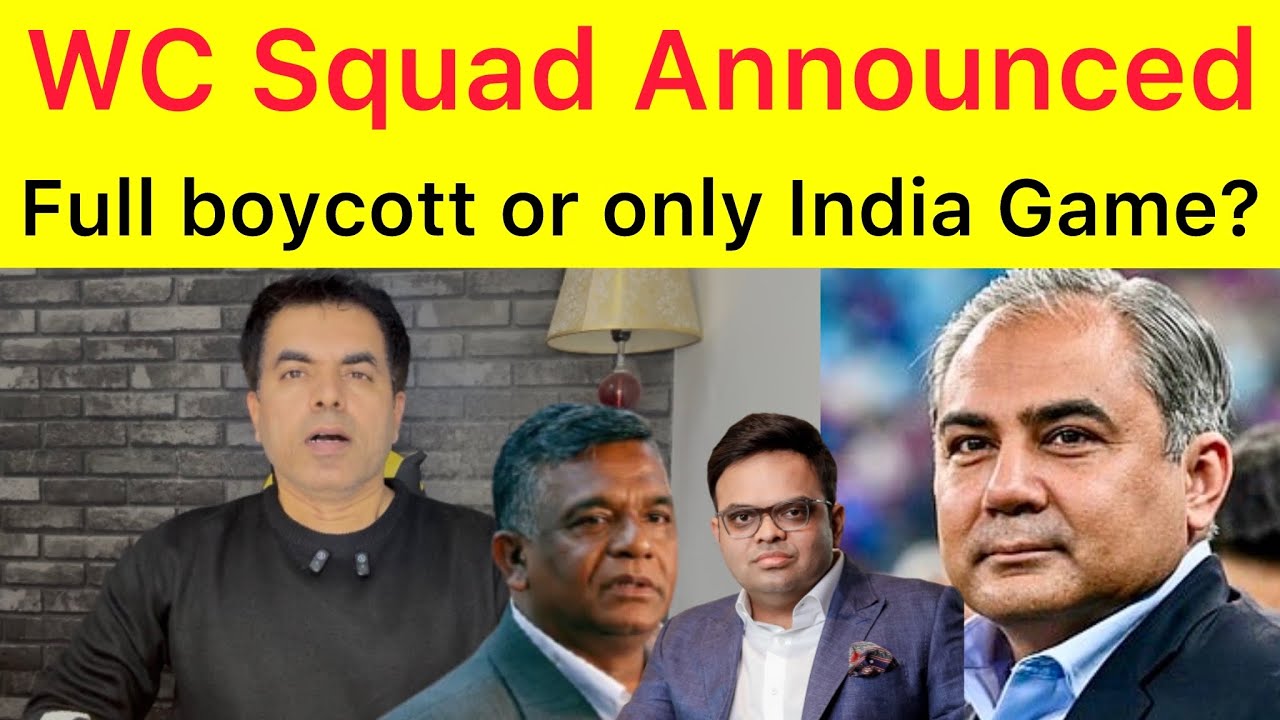 BREAKING 🛑 Pakistan still seriously thinking for Boycott even after Announced World Cup Squad 