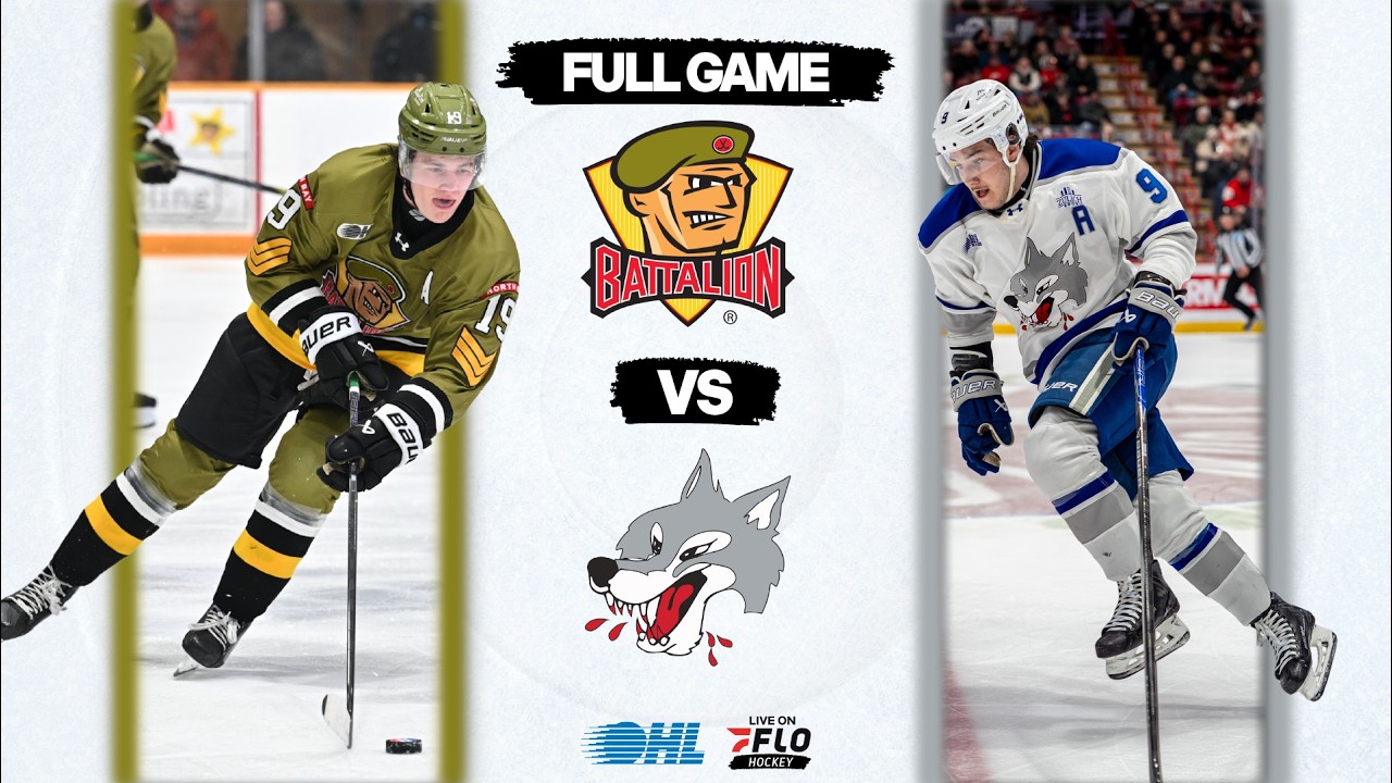 OHL Friday Night Faceoff - North Bay Battalion vs Sudbury Wolves | FloHockey Free Stream