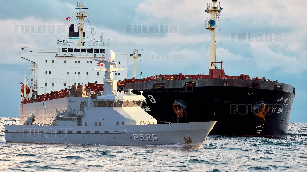 Tension! Danish Navy Shadows Chinese Cargo Ship After Russia & China SABOTAGE Attempts in Baltic Sea