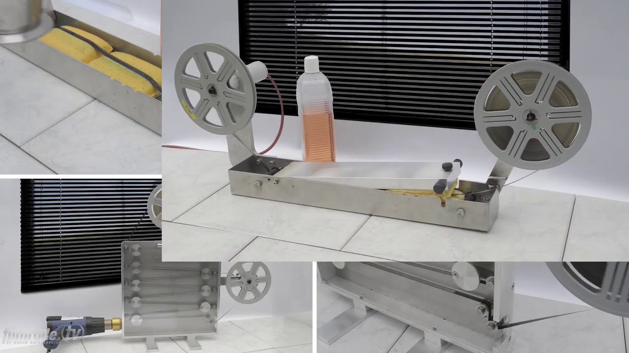 Schimmelpilz-Entfernung bei Super 8 - Filmen