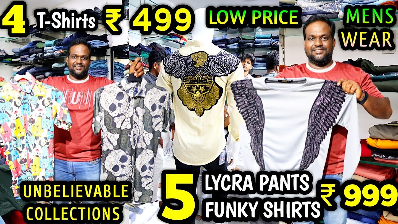 😱🔥5 LYCRA PANT ₹999 | 5 SHIRTS ₹999 | MENS WEAR AT LOW PRICE | NAMMA CHENNAI | RANI'S VLOGS
