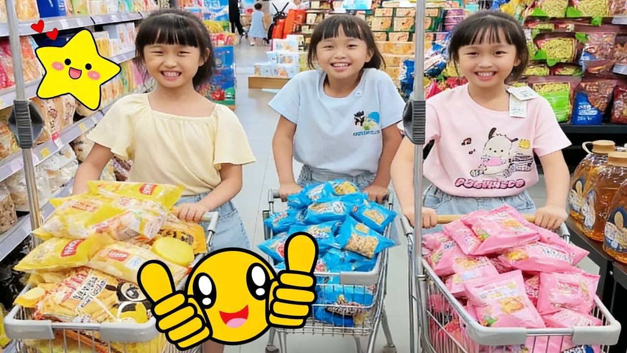 Triplets' Clothing Color Shopping Challenge!