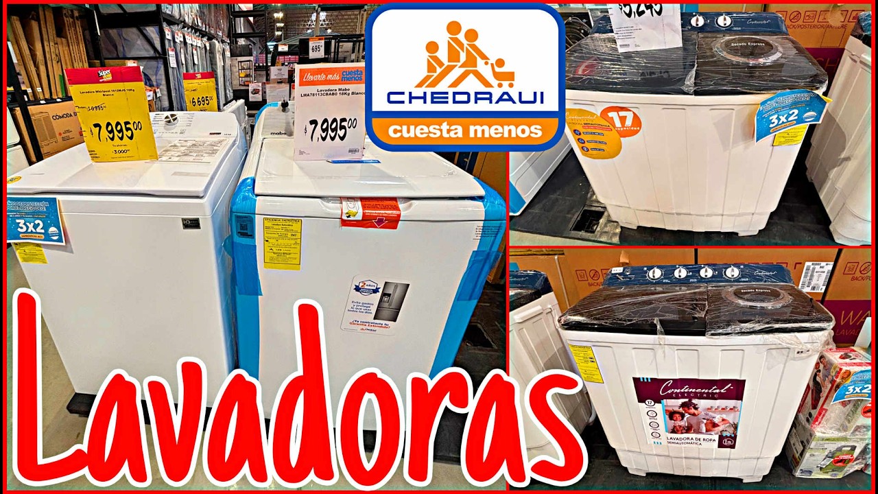 ‼️LAVADORAS 🤑😱 EN CHEDRAUI 🧡‼️