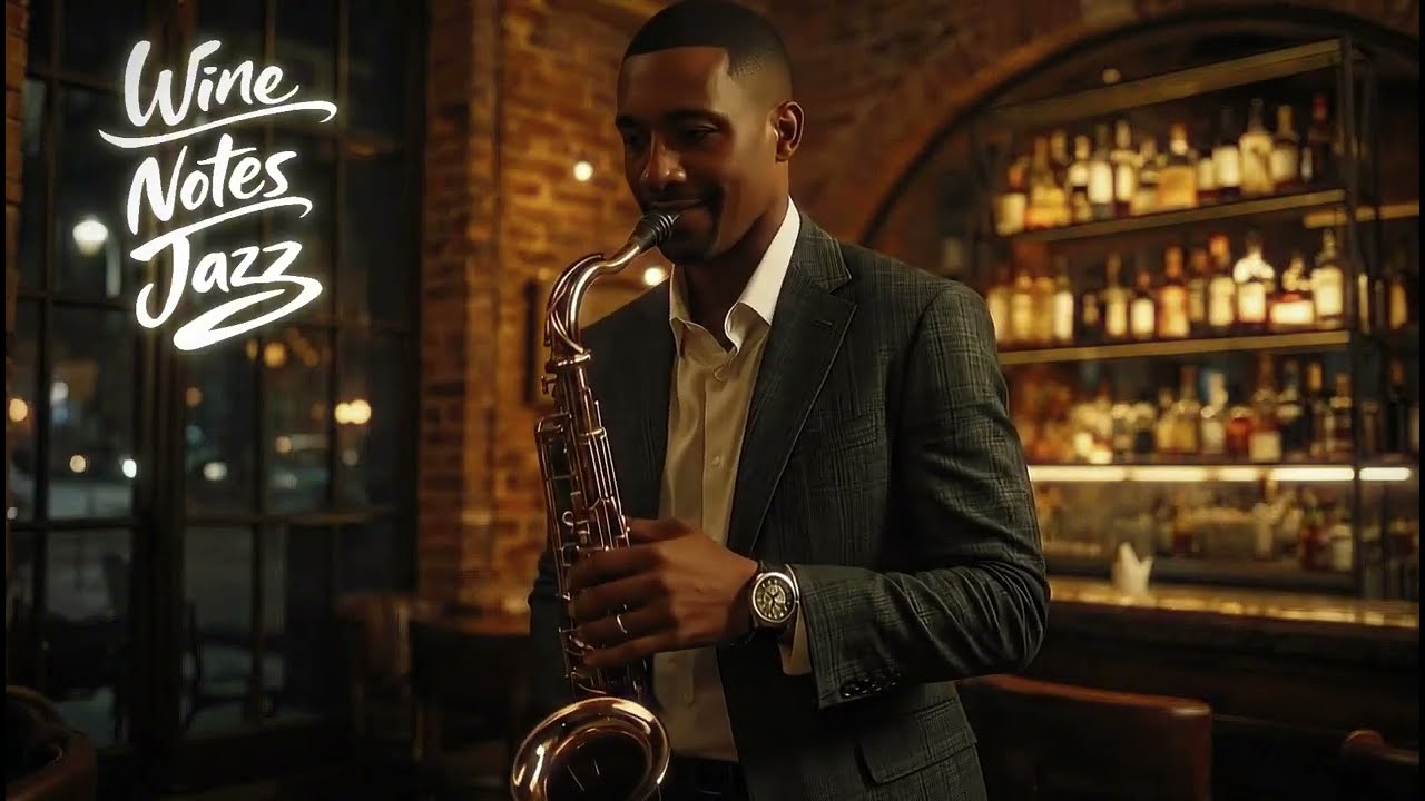 Experience Cozy Wine Bar Jazz: Soothing Saxophone & Piano Melodies
