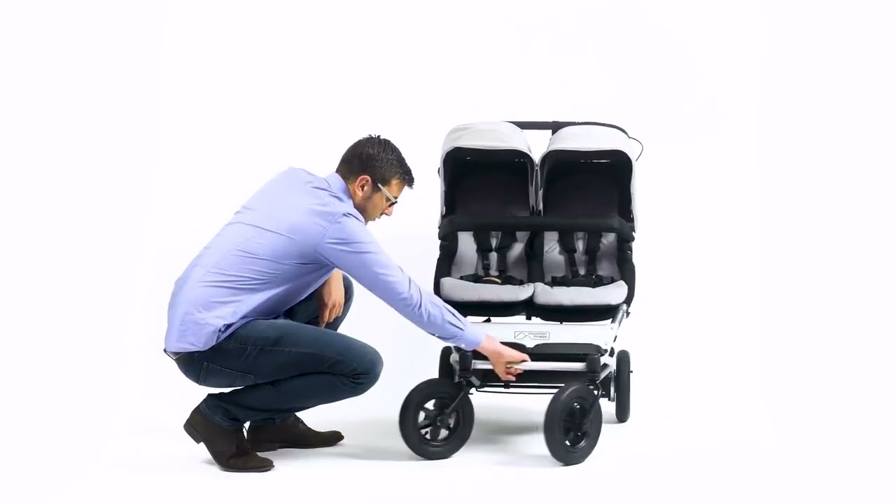 Mountain Buggy Duet V3 Geschwister-/Zwillingskinderwagen Buggy Anleitung