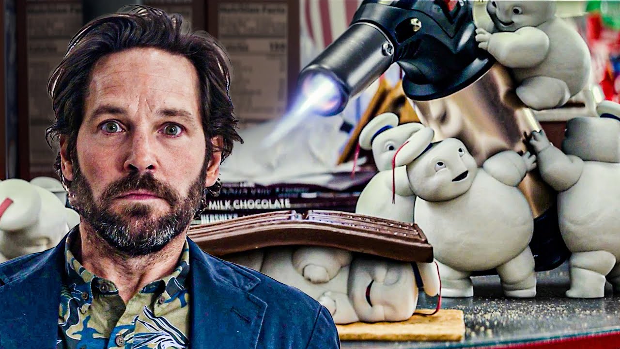 Paul Rudd attaqué par des mini monstres | S.O.S Fantômes : L'Héritage |