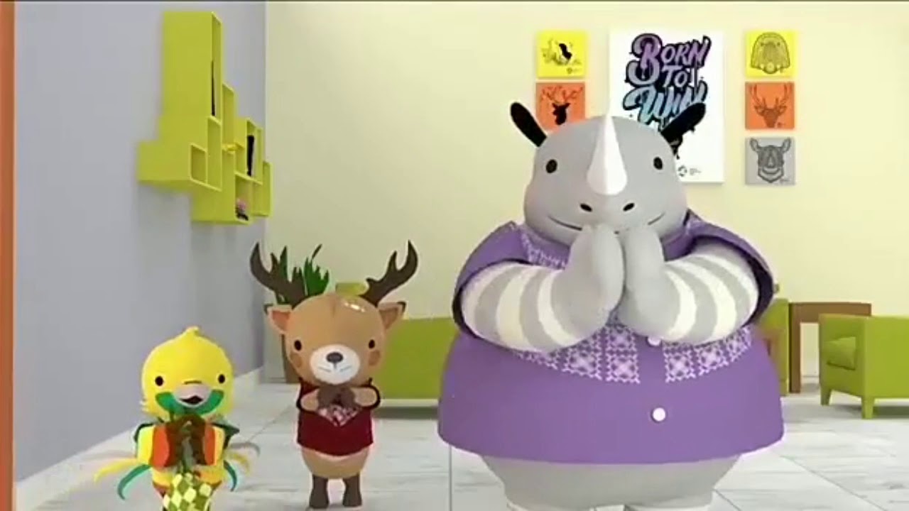 Lucunya aksi maskot Asian Games 2018