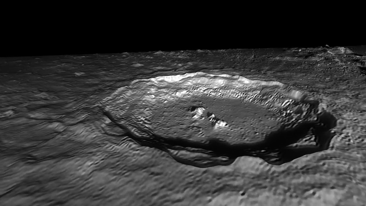 Flyover del cratere Copernico | La Luna in 3D come non l’hai mai vista