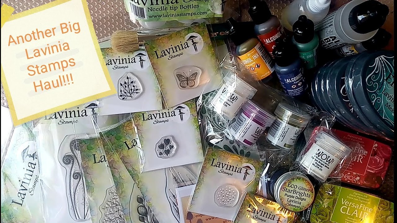 Another big haul of Lavinia Stamps, Elements Inks and more!!! #laviniastamps