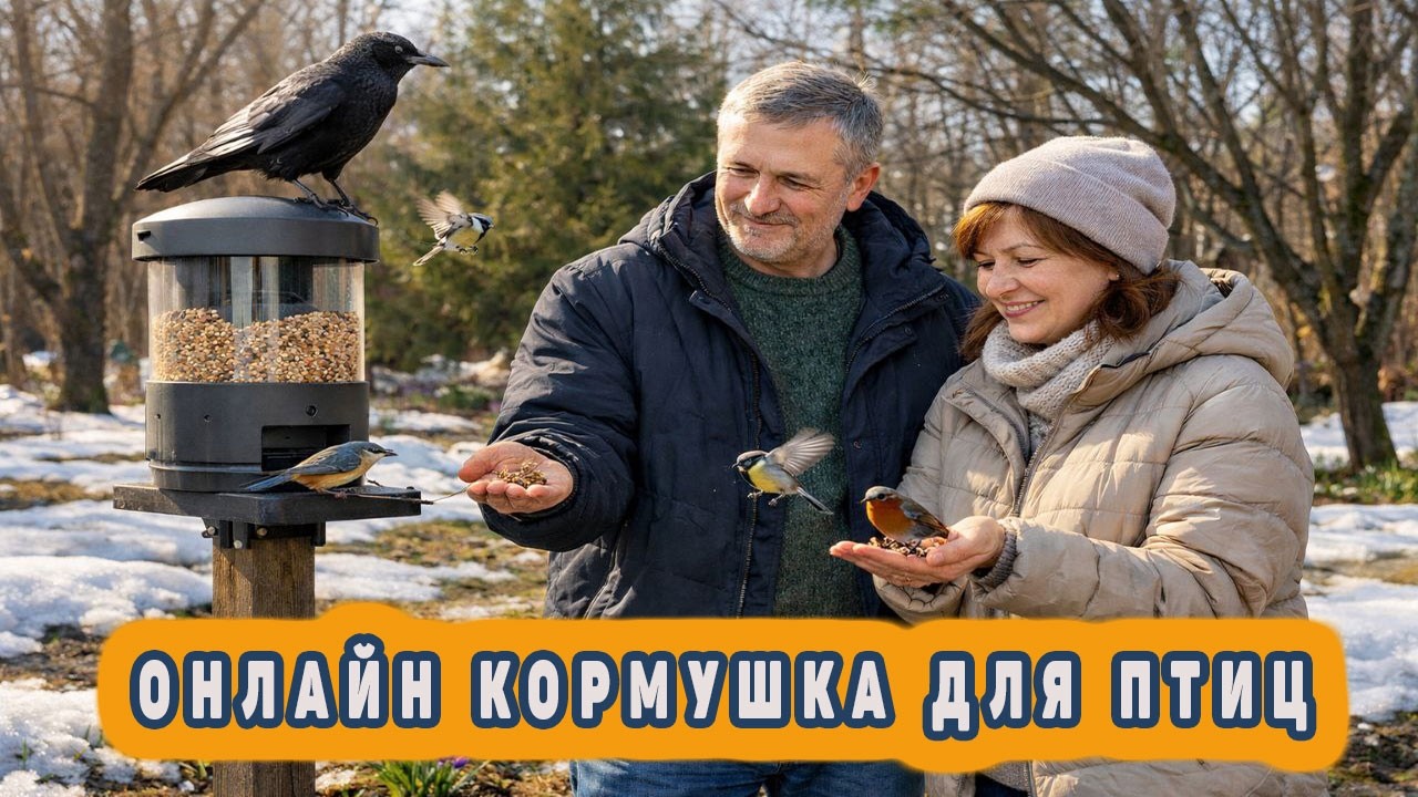 🔴Покорми птичек онлайн  👀🌲❄  26 февраля 2026