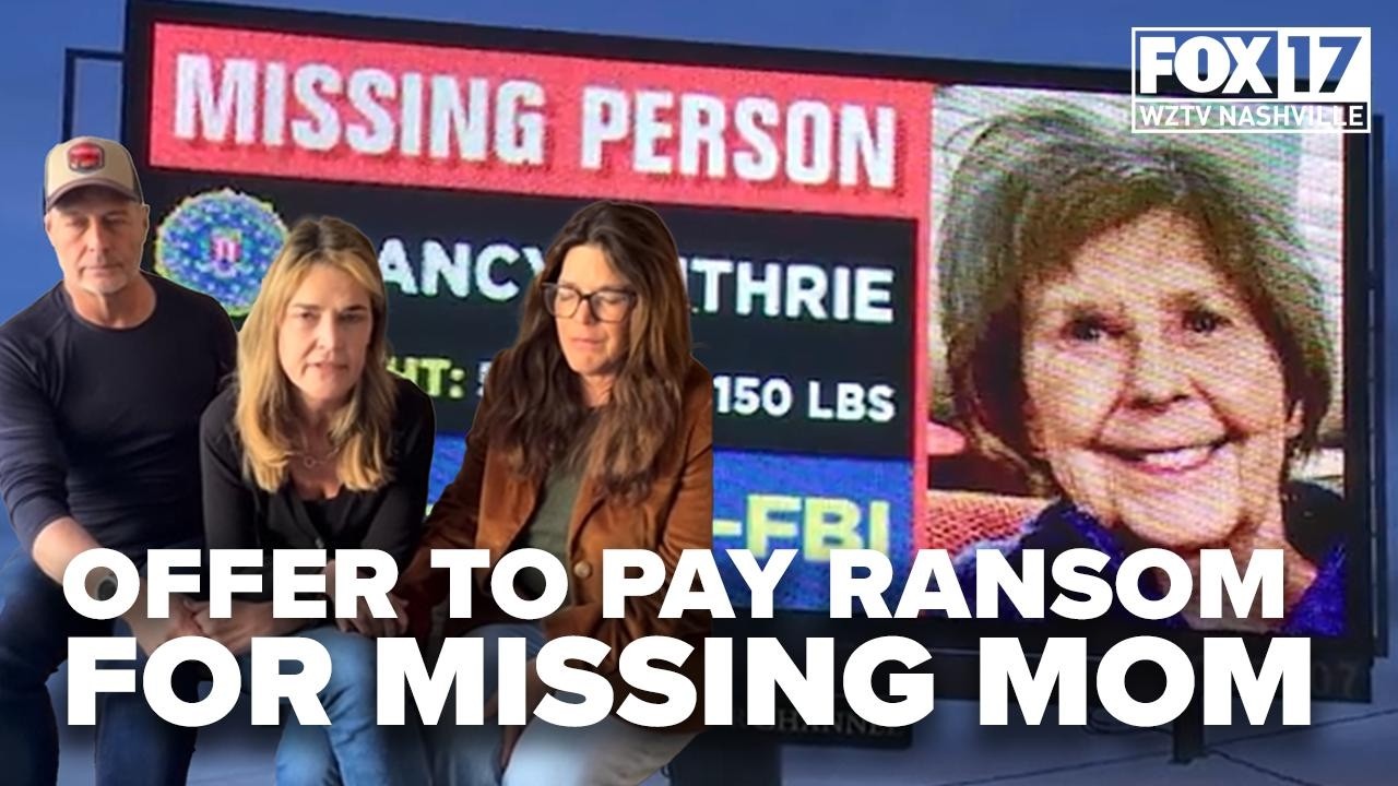 Guthrie's children tell possible captors 'we will pay'