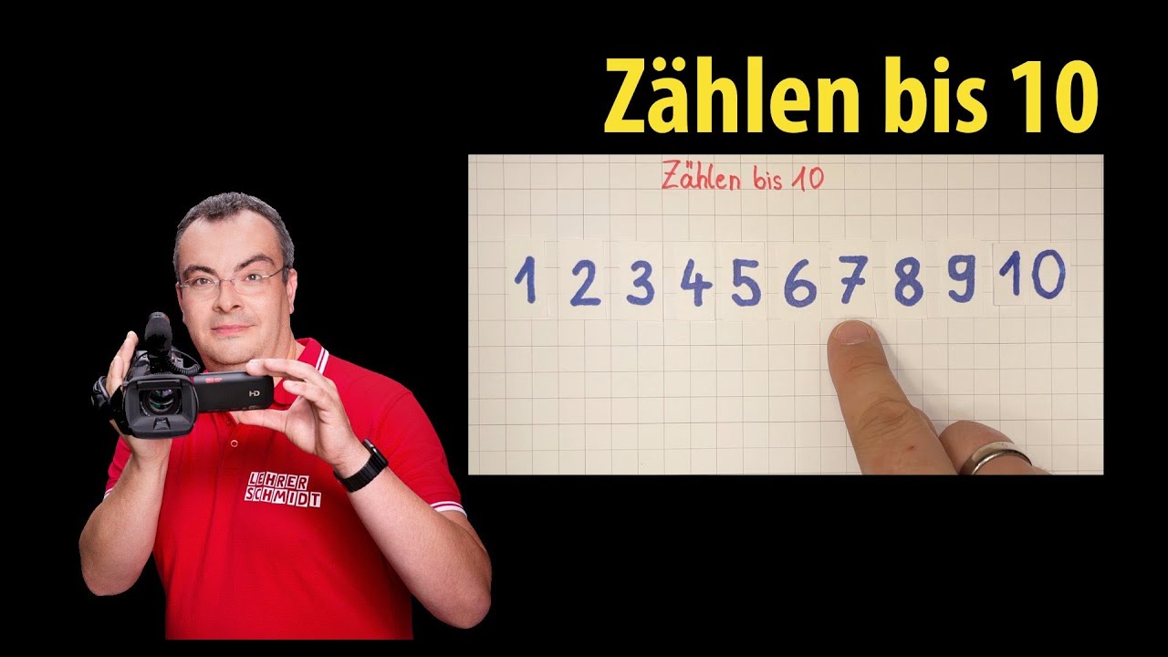 Zählen bis 10  - Mathematik - Grundschule - Klasse 1