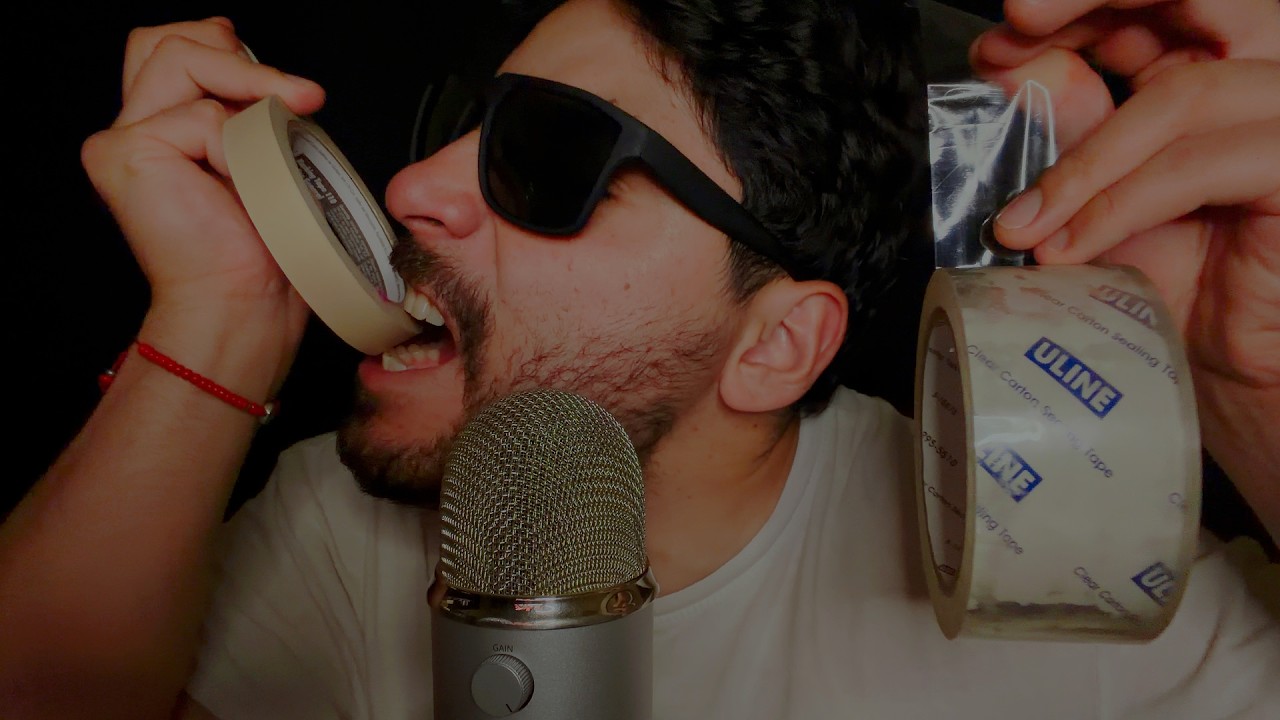 ASMR TAPE & MOUTH Sounds ONLY (NO WHISPERING / NO TALK) 1 Hour Deep Sleep