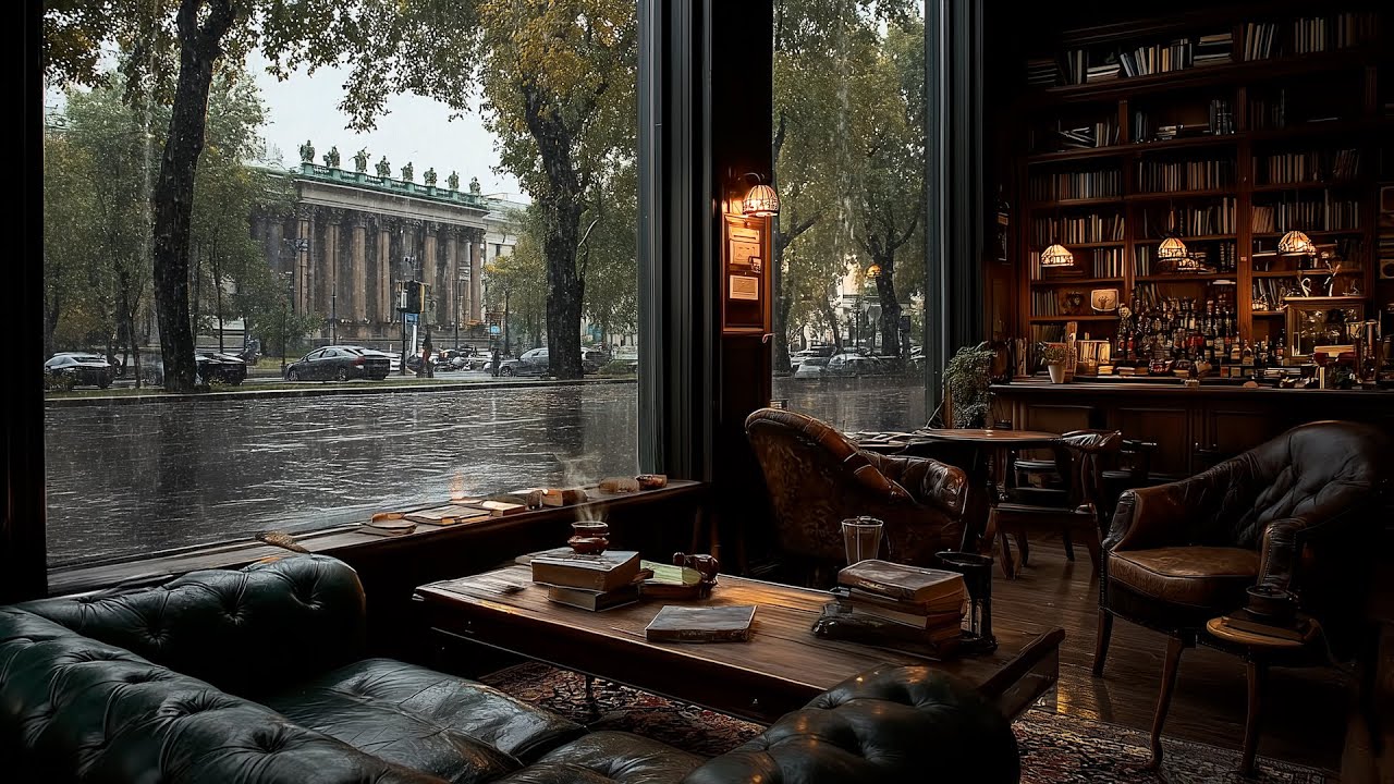 Relaxing Jazz Music for Tired Minds on Rainy Days — Sit with Coffee and Breathe Again
