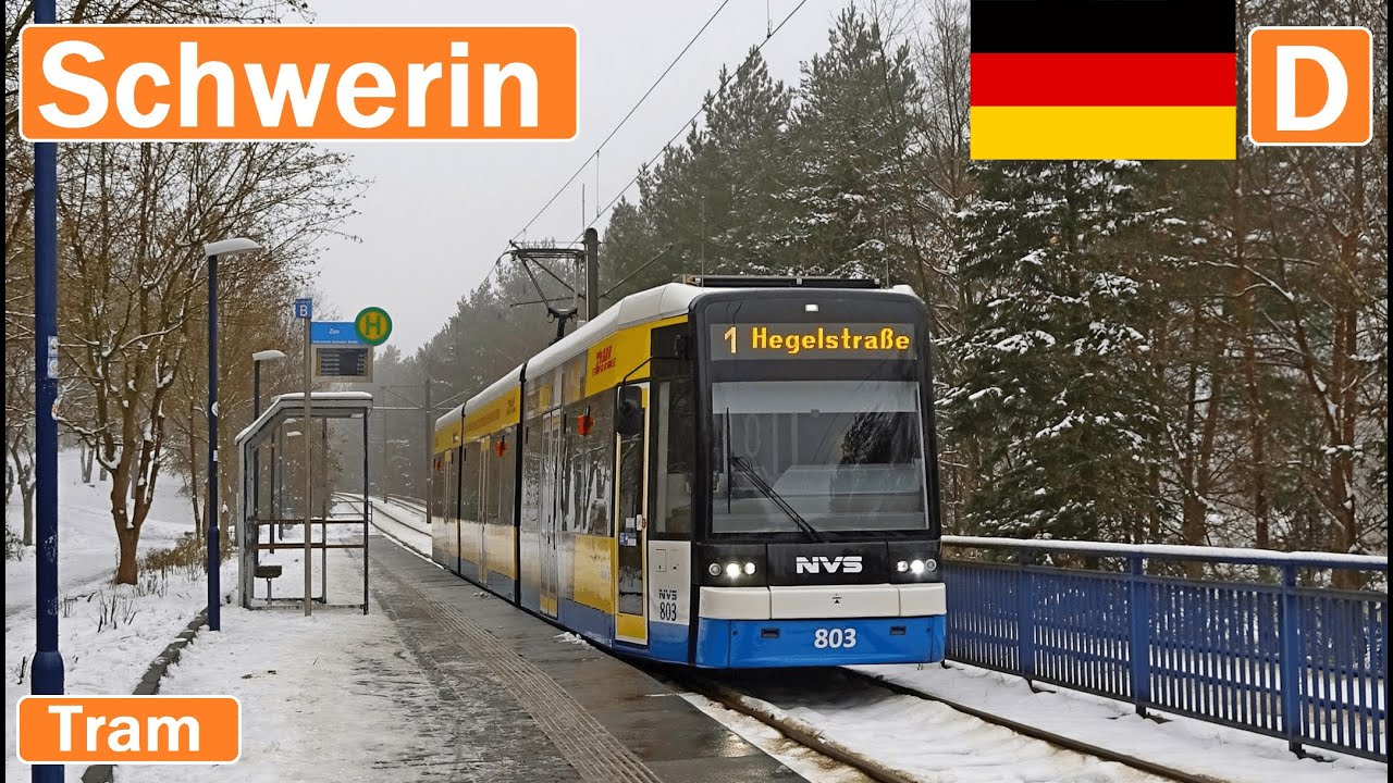 🇩🇪 SCHWERIN TRAMS 2023 | Straßenbahn Schwerin【4K】