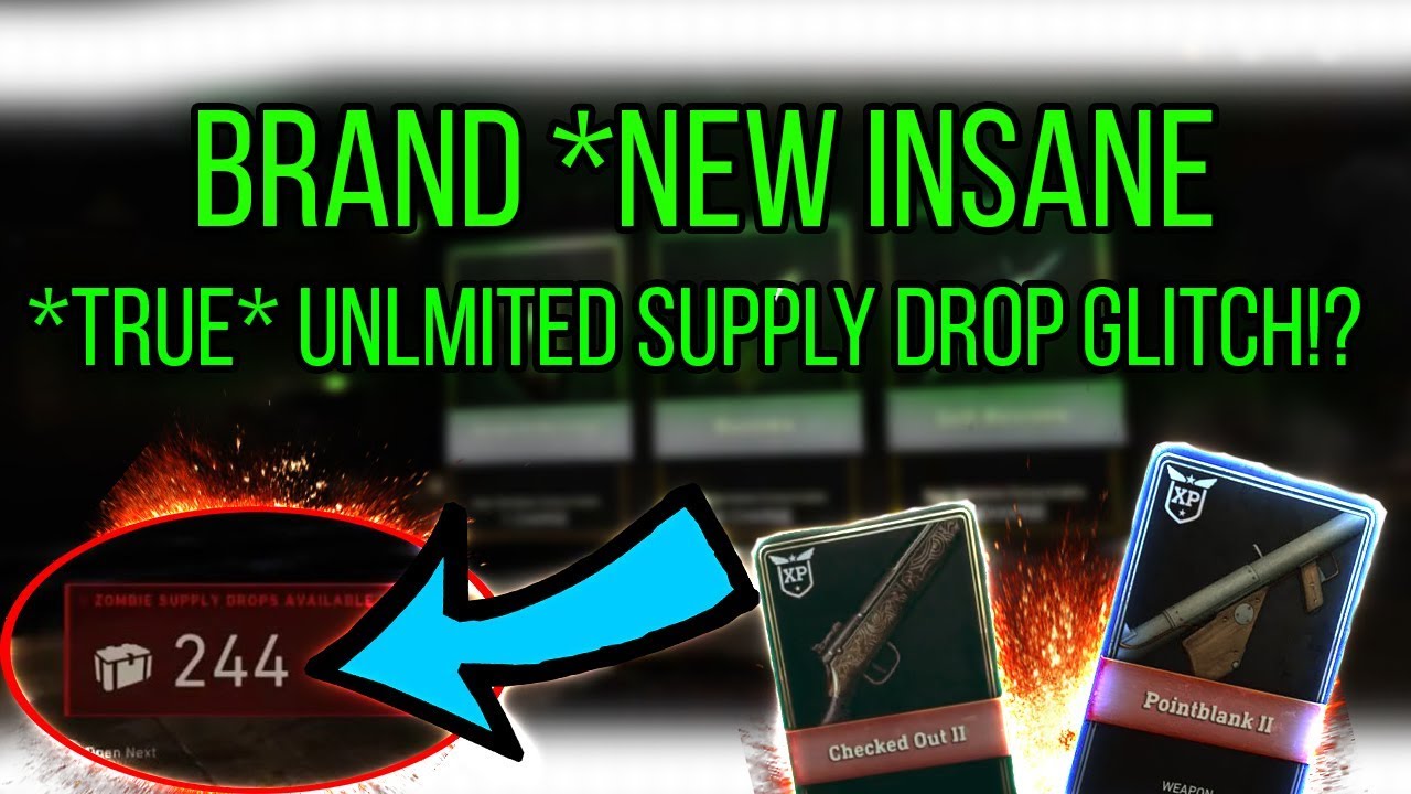 BRAND *NEW* Insane Unlimited Supply Drop Glitch After Patch 1.08!?(WW2)