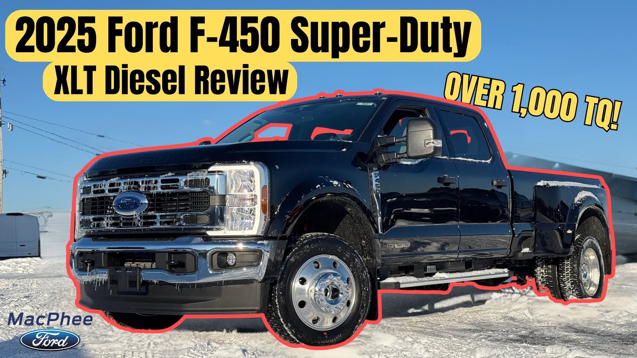 The Biggest Truck!! 2025 Ford Super Duty F-450 XLT Diesel Review