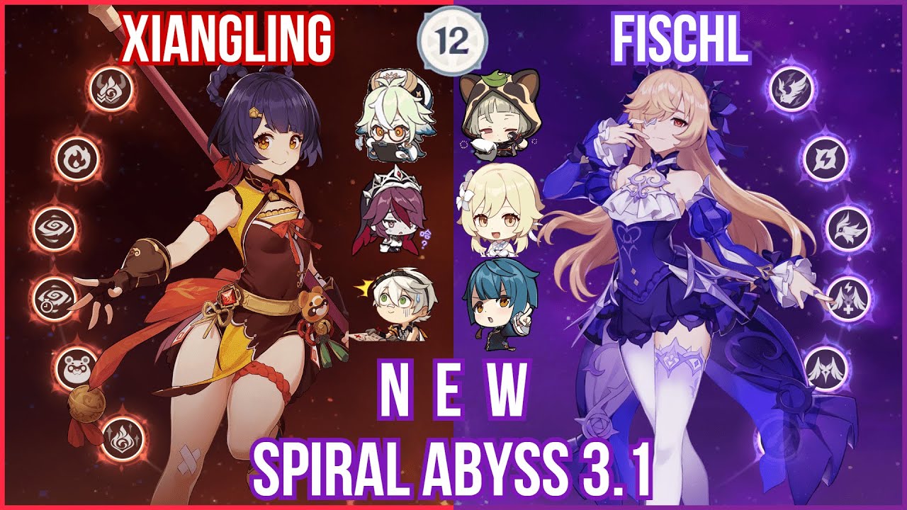 【GI】NEW Spiral Abyss 3.1 - Melt & QuickBloom Team Full Star Clear Gameplay! 新深渊3.1，融化和激绽放队满星通关！