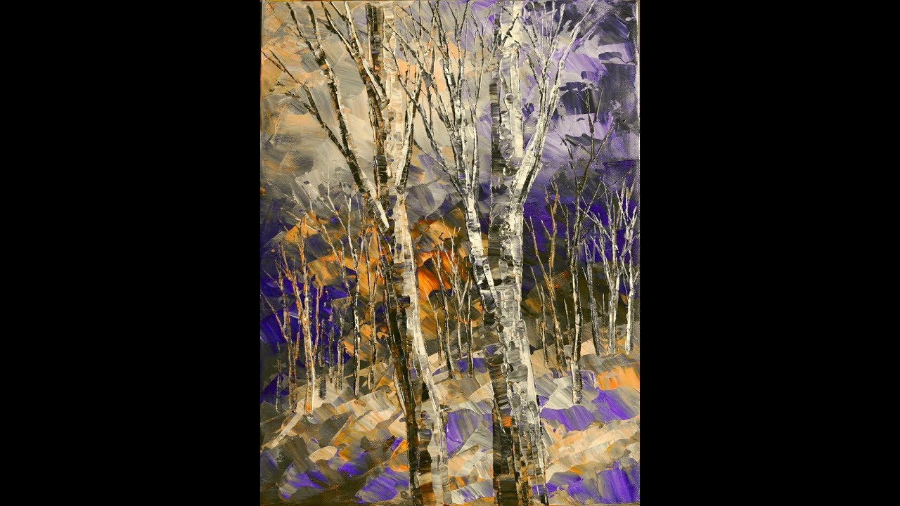 Palette knife painting tutorial #4 by Tatiana iliina 