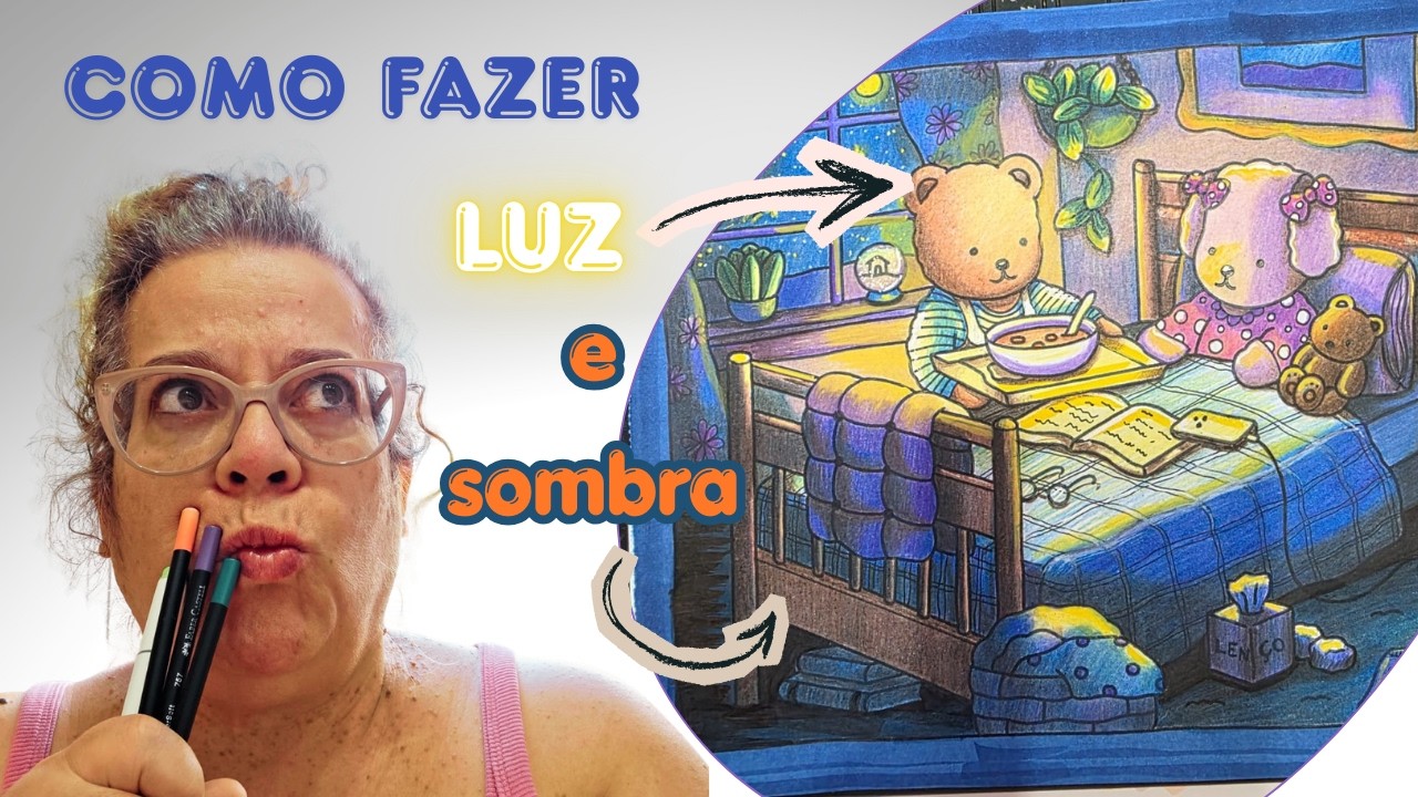 Descrição da luz e da sombra numa pintura de Bobbie Goods