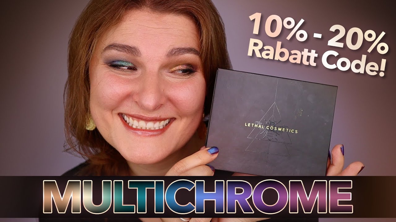 Meine MULTICHROME Palette von LETHAL COSMETICS!  20% Rabatt Code ❤️🧡💛💚💙💜 #misolde