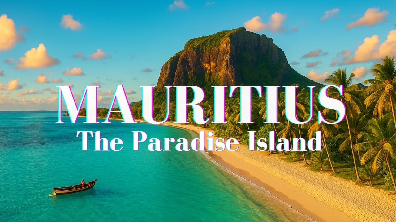 MAURITIUS PARADISE ISLAND DRONE - LANDSCAPES AND CITIES - MAURITIUS DRONE FOOTAGE