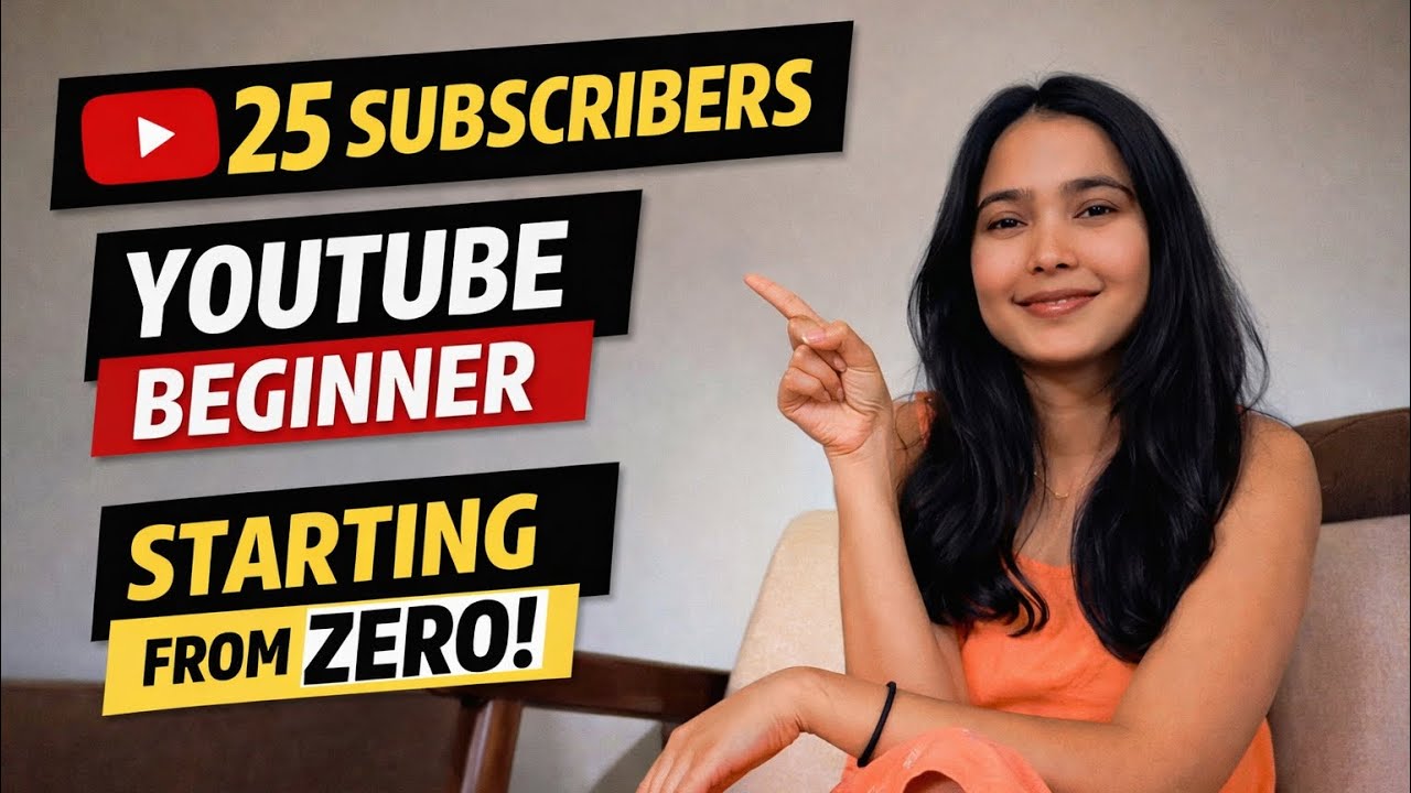 My YouTube Beginner Journey: 25 Subscribers #youtube #smallyoutuber #viral #creator #beginners 