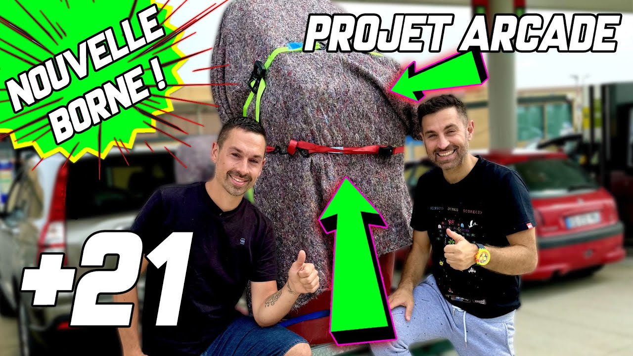 PROJET ARCADE +21 - Une nouvelle borne d'arcade arrive ! BackinToys - Konami - SEGA - Retro Gaming