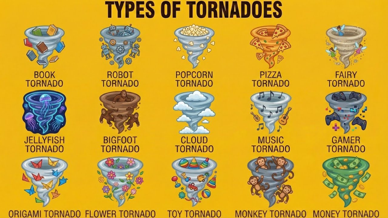 15 Fun Types of Tornadoes You’ve Never Seen Before 🌪️