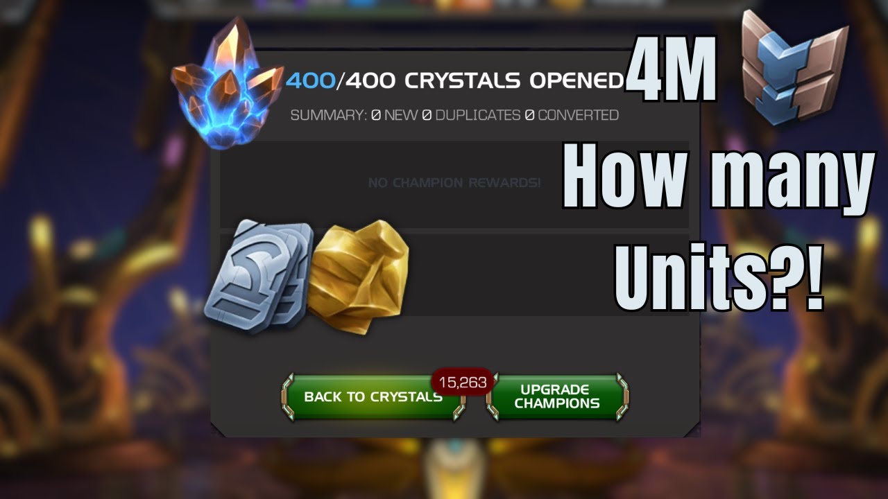 I Opened 4 MILLION Battlechips worth of Arena Crystals for Cyber Weekend! – MCOC