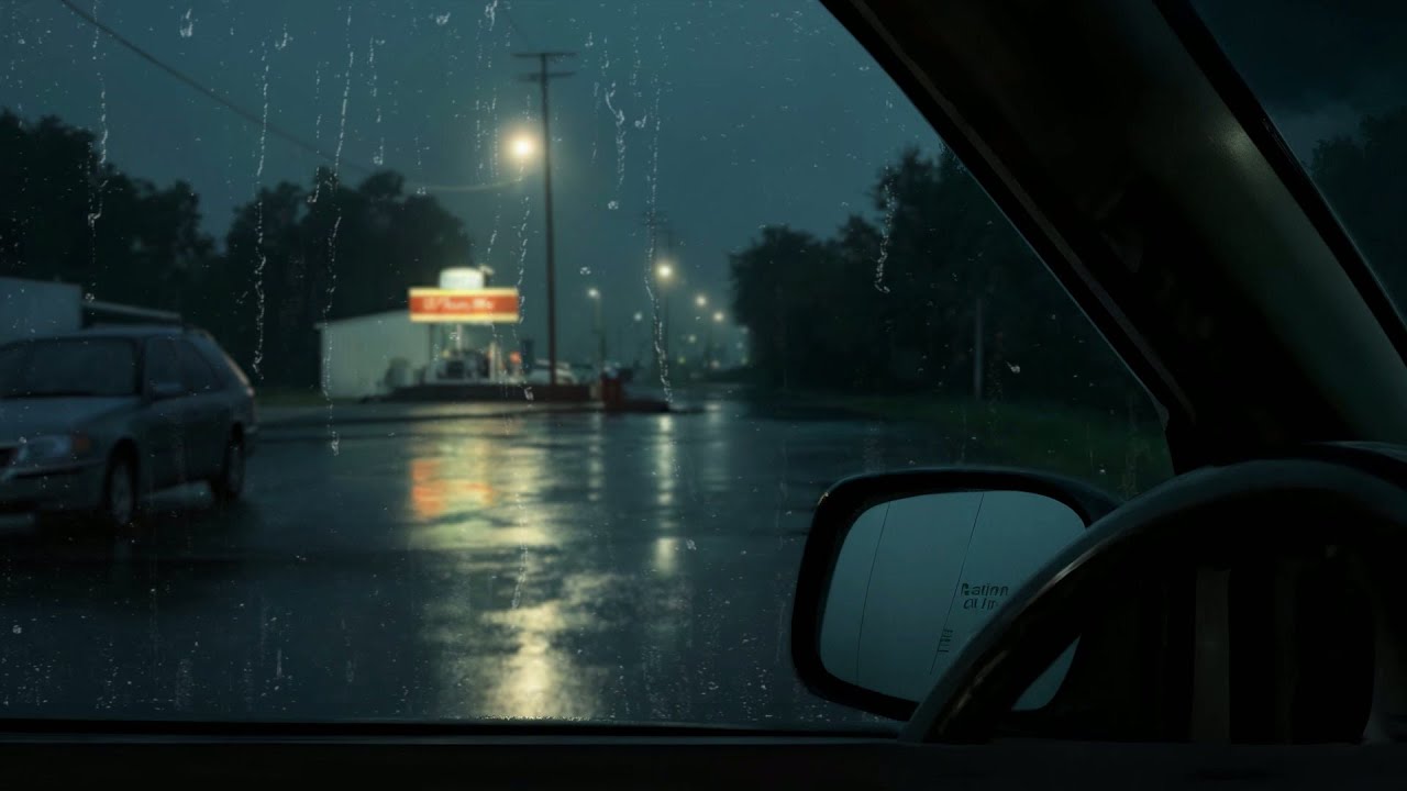 The Most Soothing Heavy Rain Pounding on a Car Roof – For Deep Sleep & Gentle Anxiety Relief