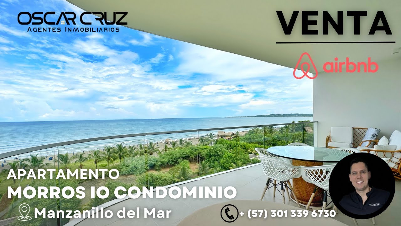 🚩Venta de Apartamento Turístico en Condominio Morros Io Manzanillo Del Mar VIsta al Mar Cartagena