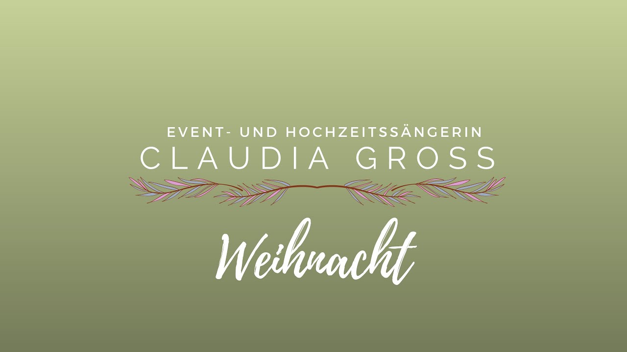 Weihnacht von Wilhelm Kienzl - Claudia Groß und Jan Weigelt - Text - Konzertmitschnitt