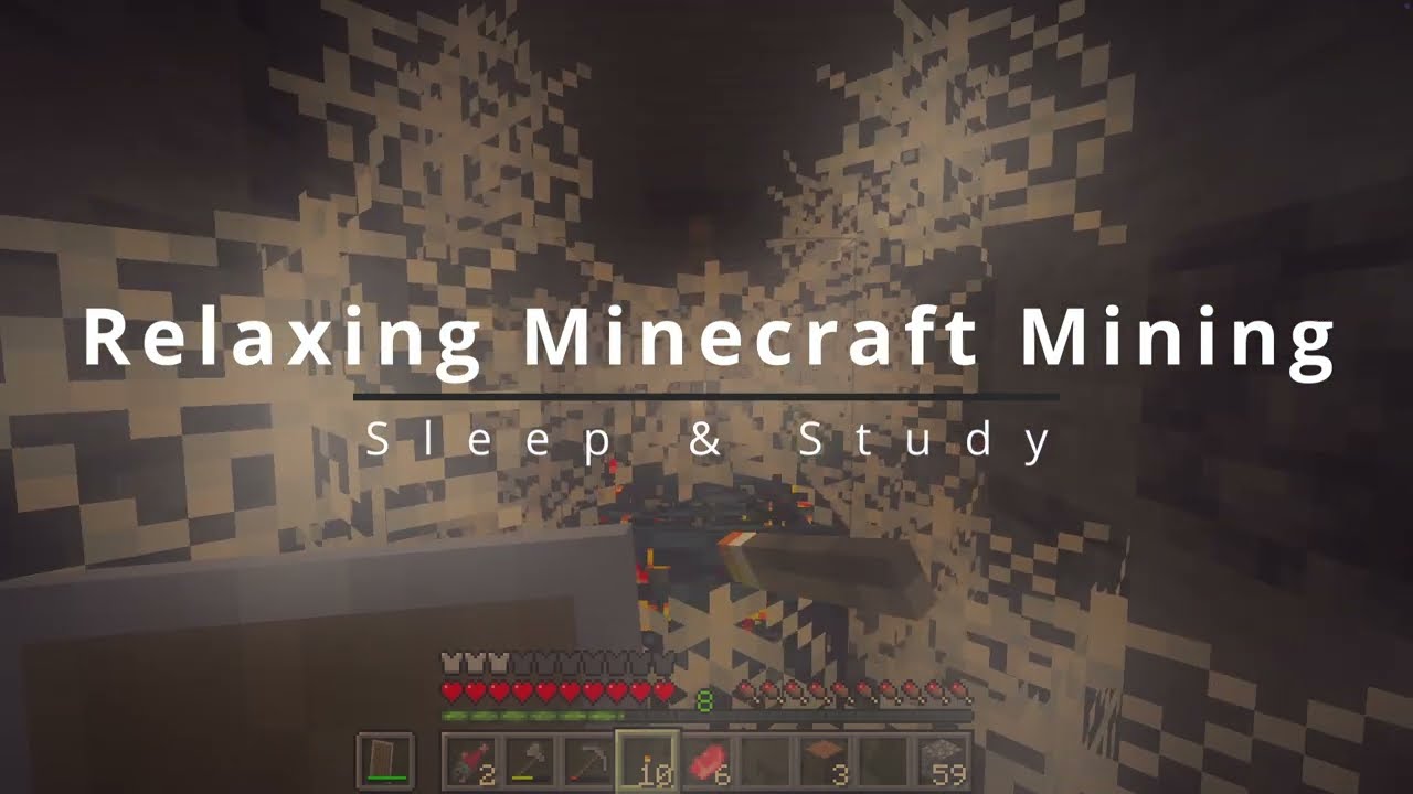 Relaxing Minecraft Diamond Mining 💎 90 Minutes Sleep & Study Ambience