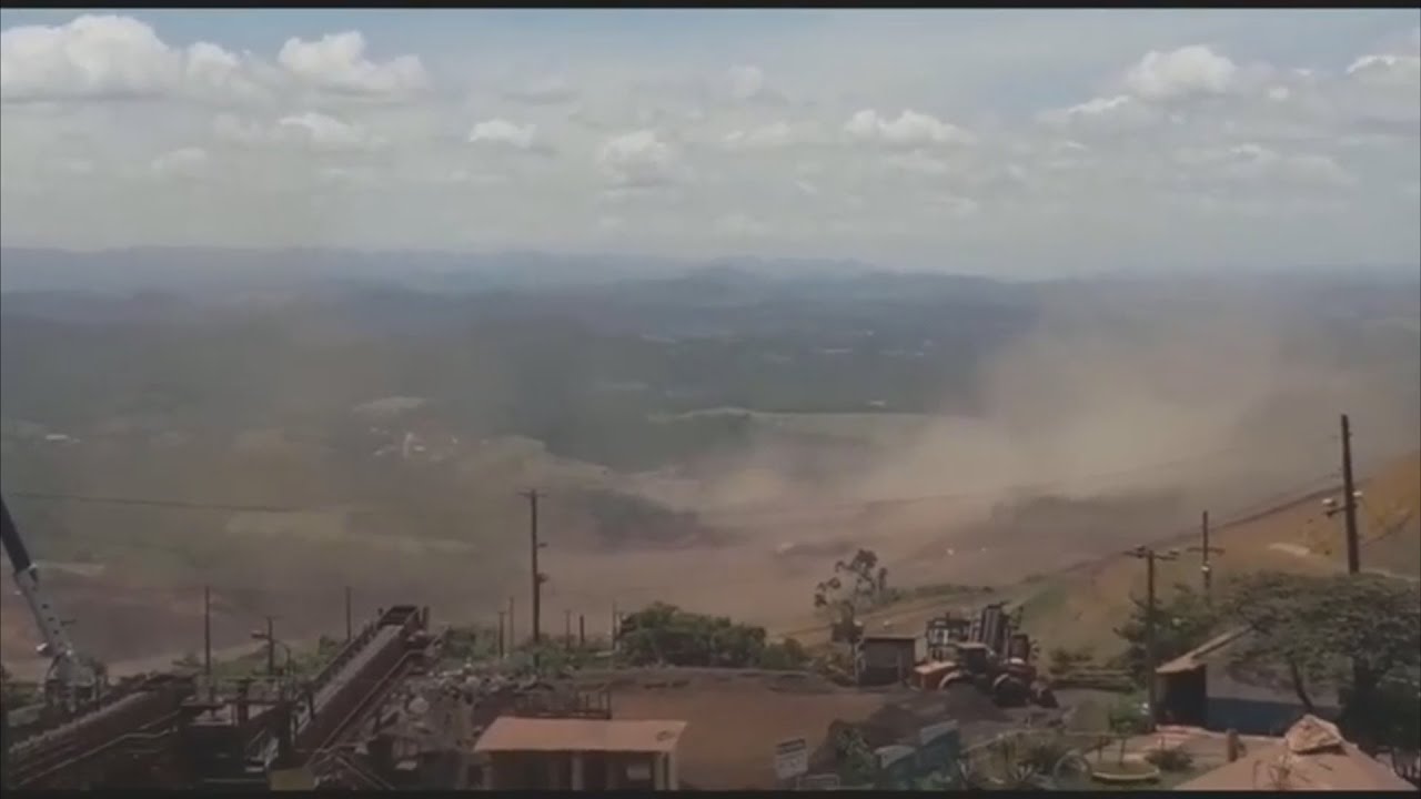 Barragem da Vale se rompe, e rio de lama inunda Brumadinho