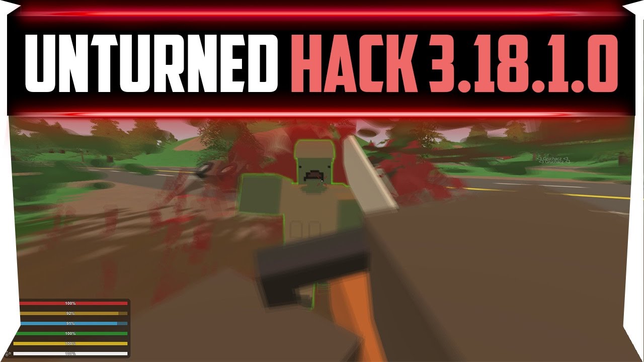 ЧИТ ДЛЯ UNTURNED 3.18 / HACK | Unturned 3.18.1.0 (ESP, AIM, ITEMS, NO RECOIL, RANGE MELEE)