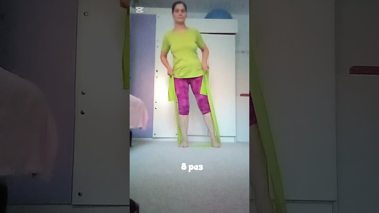 Комплекс на ВСЁ ТЕЛО с помощью резинки🔥
