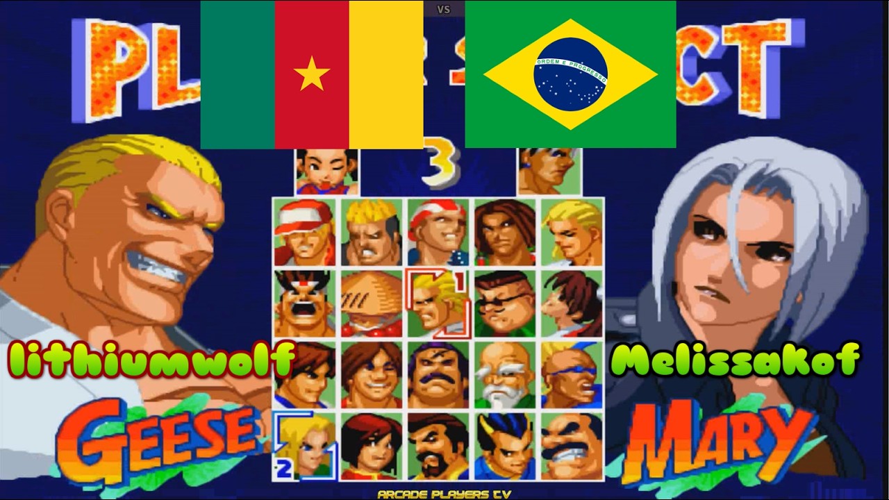 Real Bout Fatal Fury 2 ➤ lithiumwolf (Cameroon) vs Melissakof (Brazil) rbff2