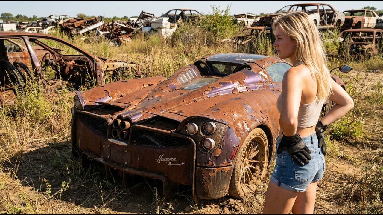 I Found Rarest Pagani Huayra Roadster BC | Full ASMR Car Restoration