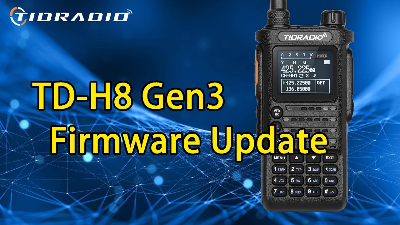 Руководство по обновлению последней прошивки TD-H8 Gen3
