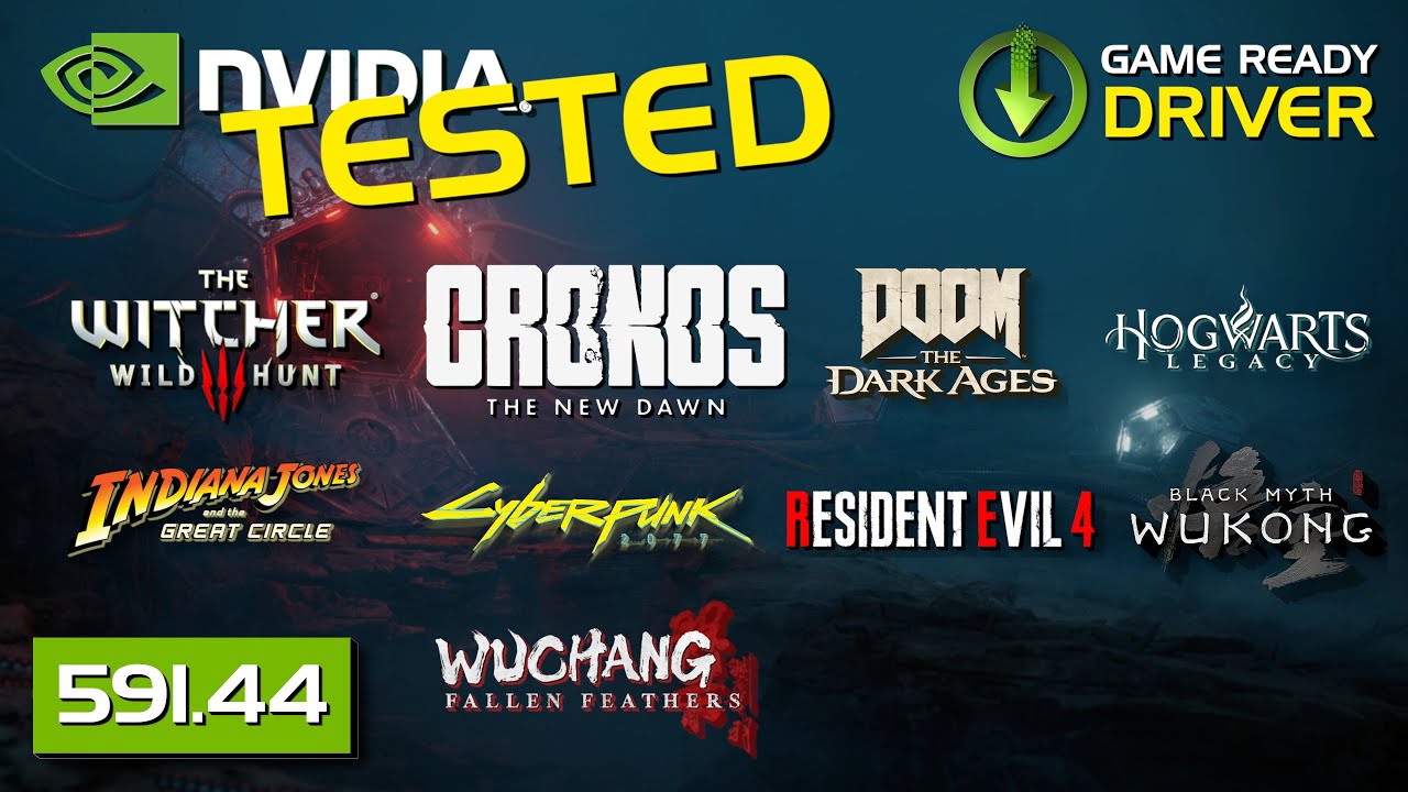 NVIDIA DRIVER 591.44 TEST (vs 581.80) &ndash; RTX 5080
