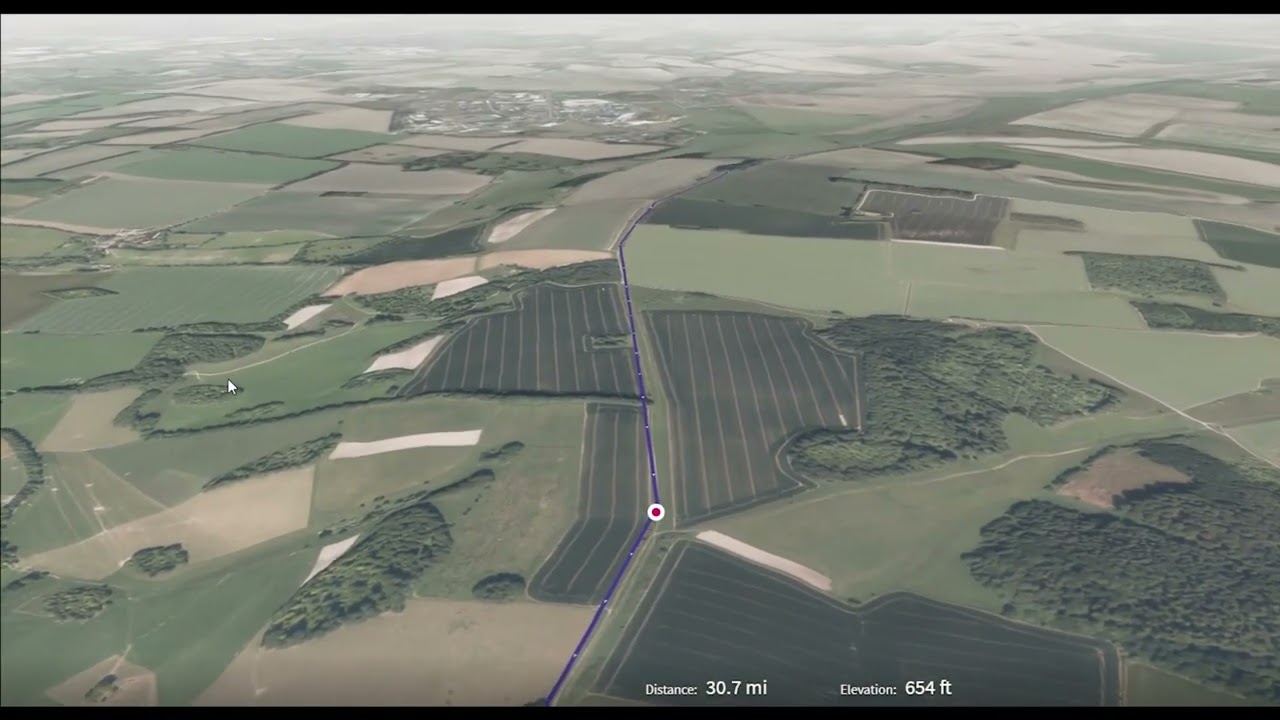 Ridgeway trail Flyby, Overton Hill to Ivinghoe Beacon