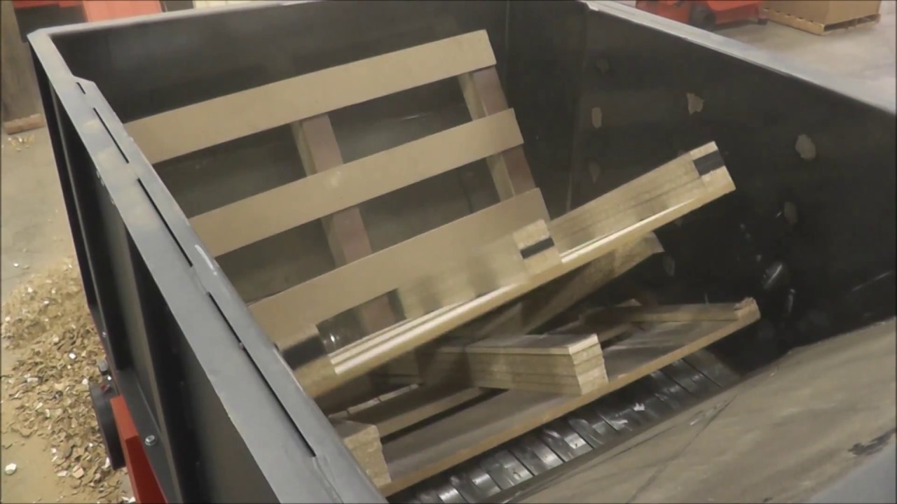 WEIMA Single-Shaft Shredder - Processing Wood Pallets