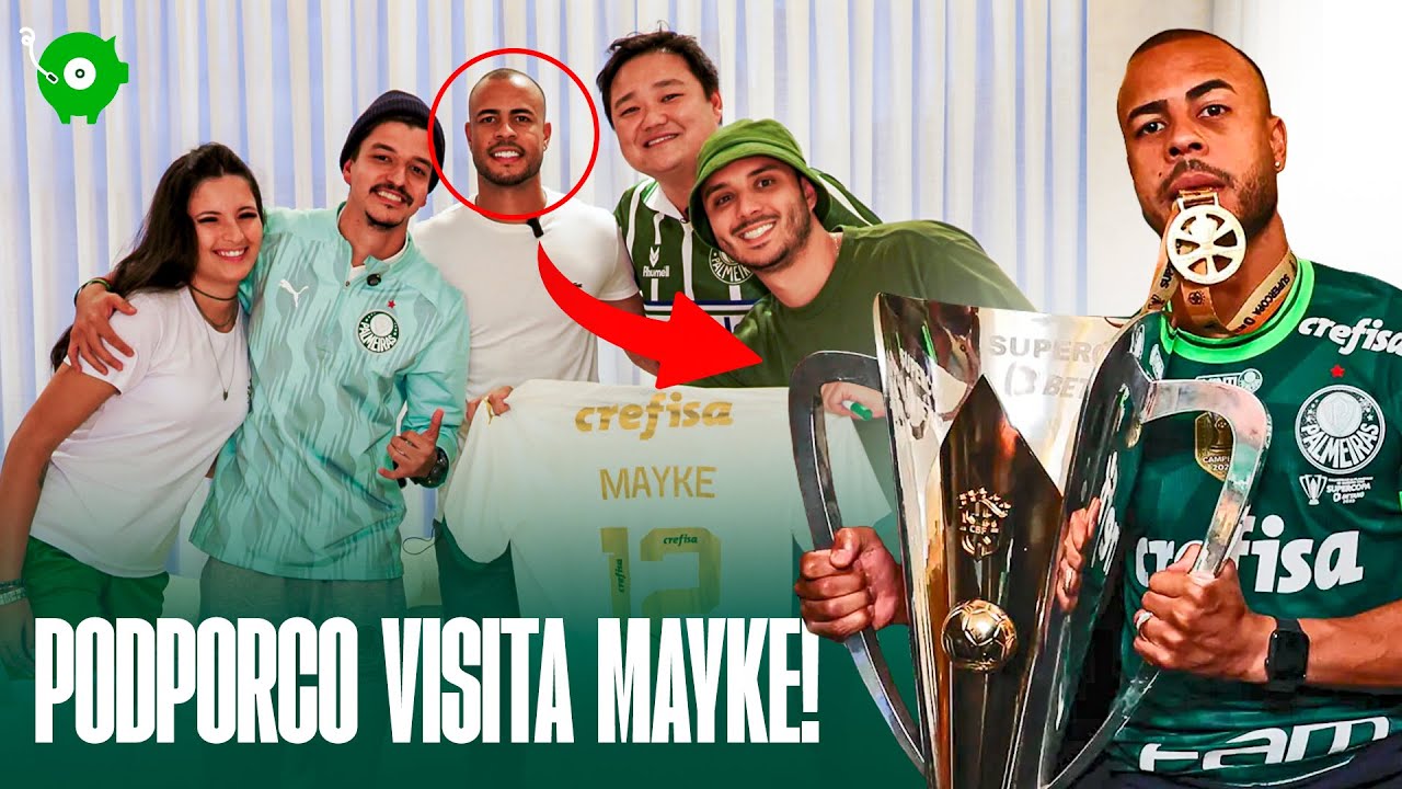 VISITAMOS A CASA DO MAYKE NO ADEUS DELE AO PALMEIRAS!