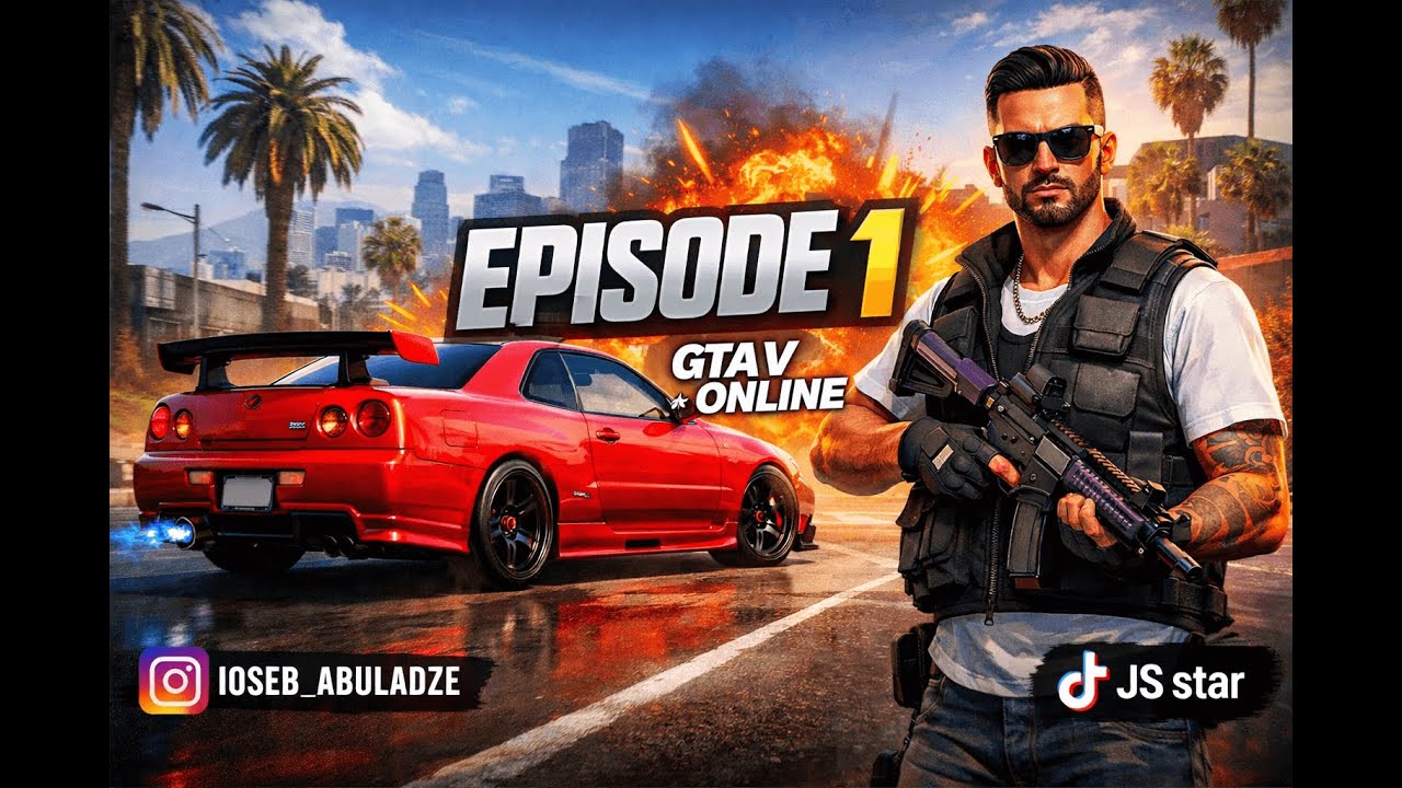 GTA V Online EP.1- ქ ა რ თ უ ლ ა დ  | Skyline Drift & Missions 🚗💥