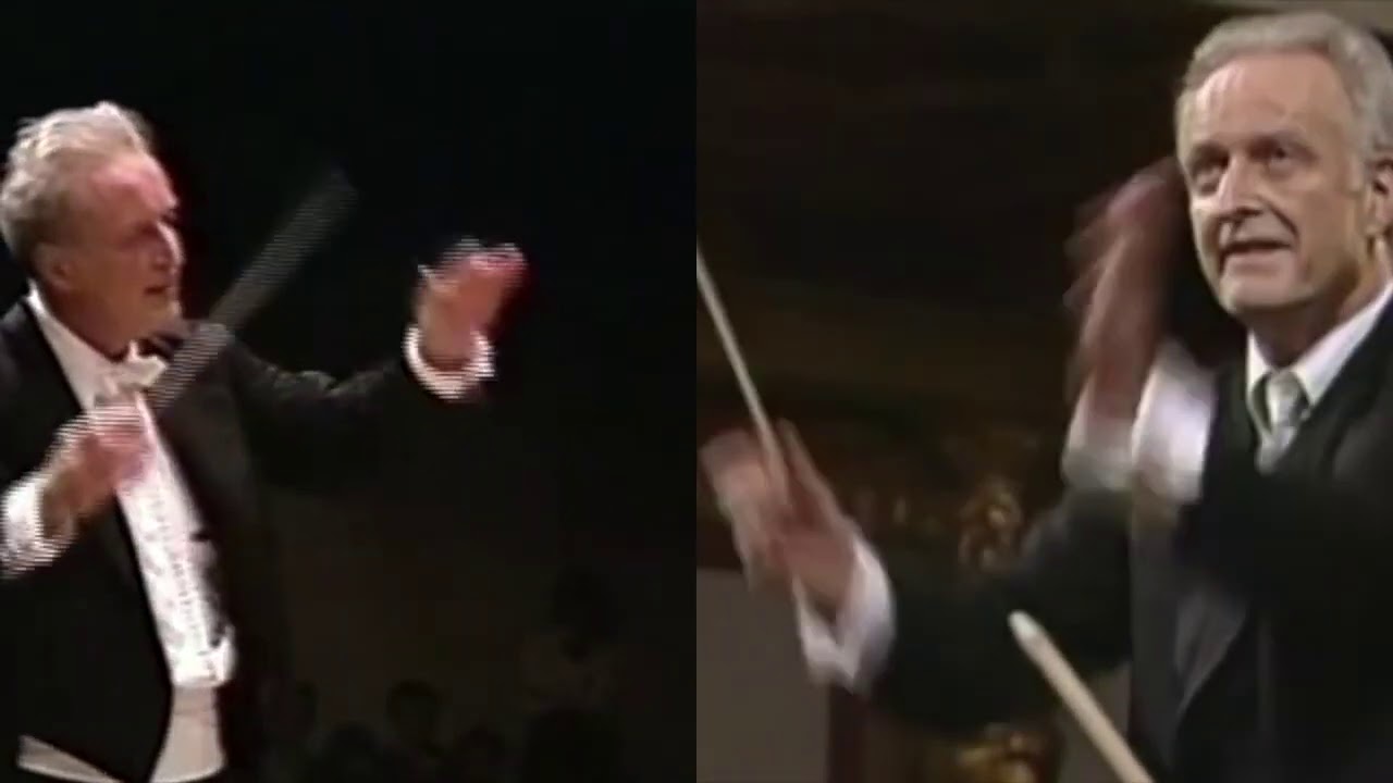 Carlos Kleiber conducting comparison: Die Fledermaus (two orchestras simultaneously)