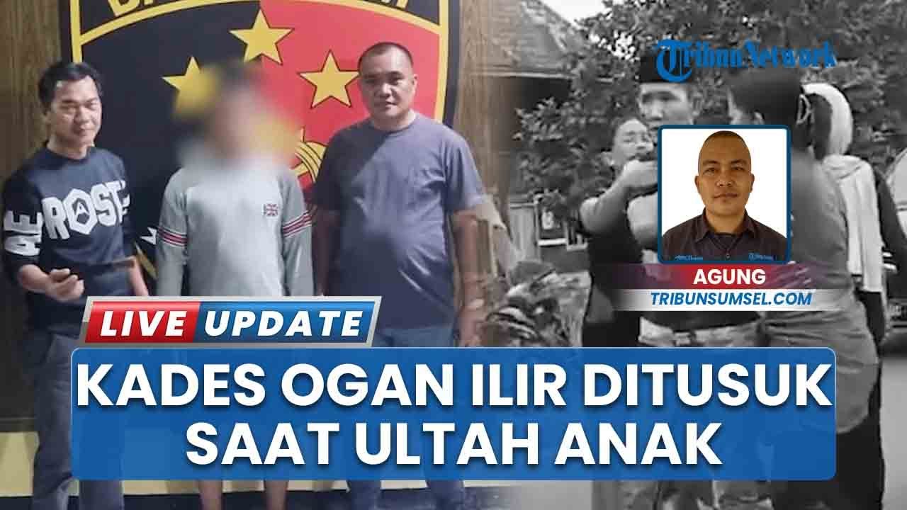 Detik-detik Kades di Ogan Ilir Tewas Ditusuk saat Rayakan Ultah Anak, Pelaku Diringkus Polisi