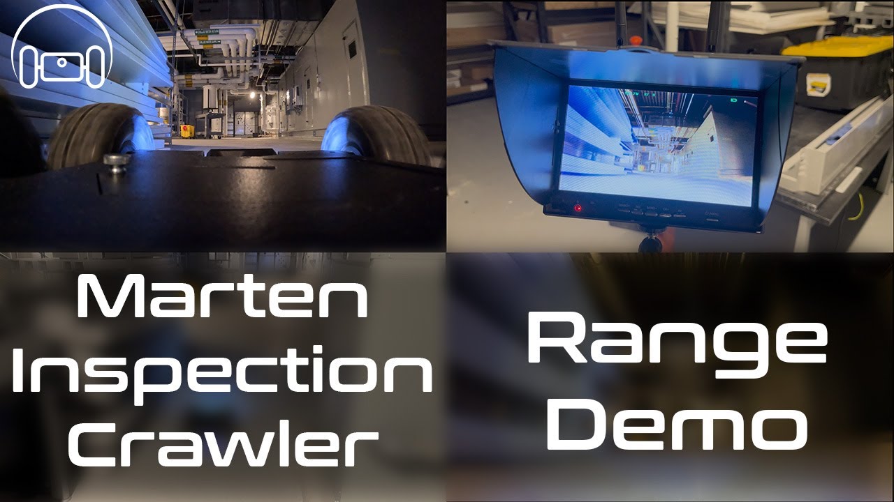 Video & Control Range Demo - Marten Inspection Crawler | UplinkRobotics