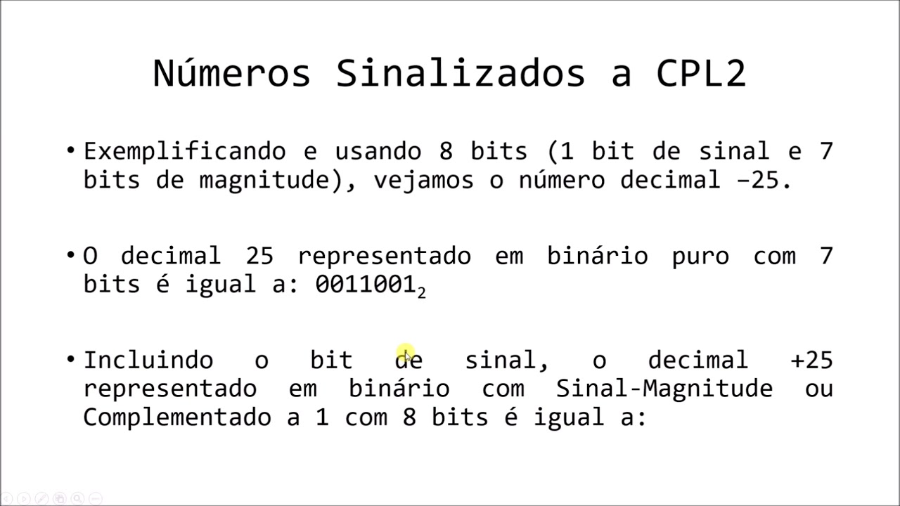 SISTEMAS DIGITAIS - Como representar Números Binários Negativos com Complemento a 2